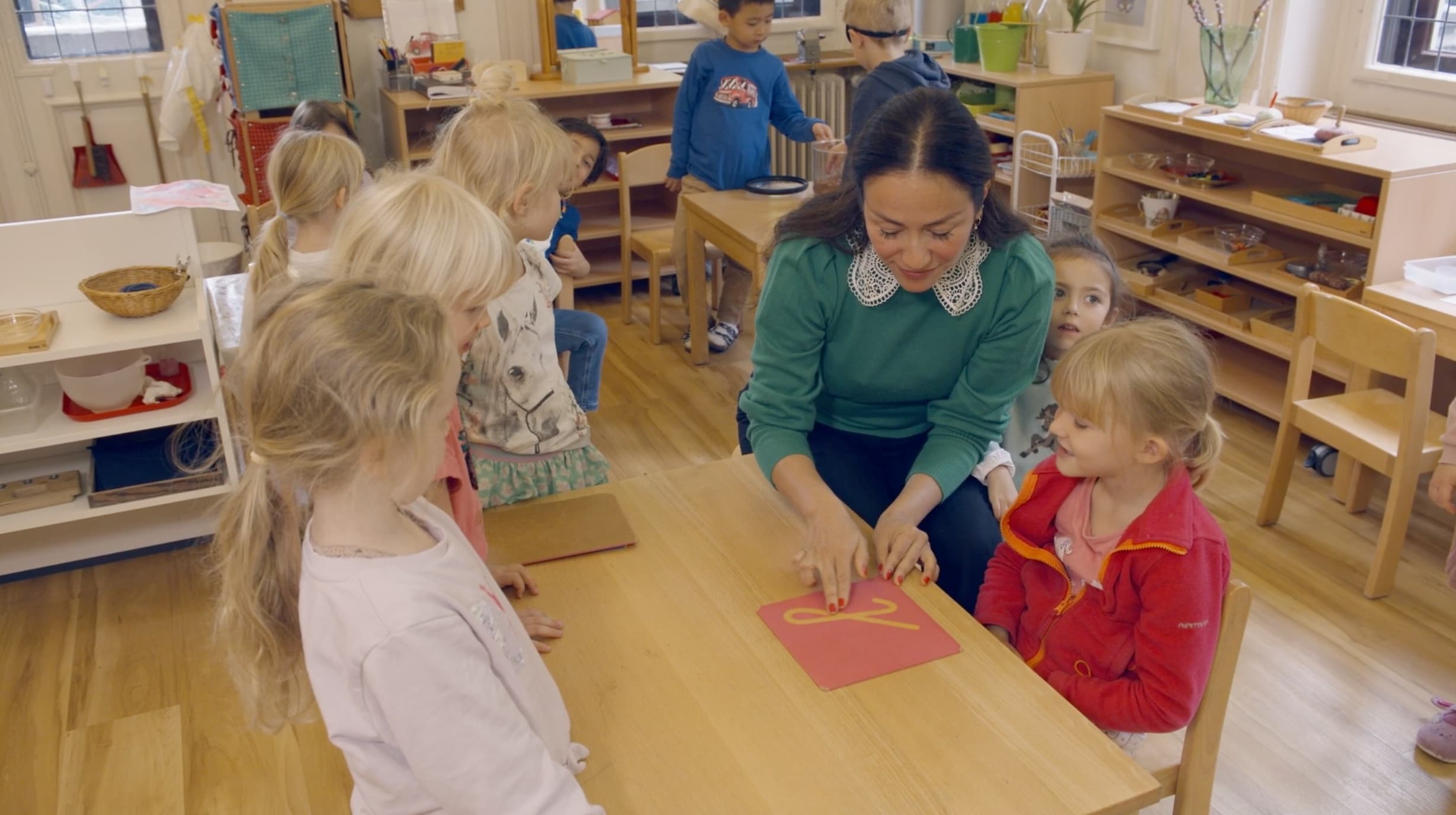 Montessori-Material im Kindergarten